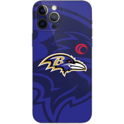 NFL Baltimore Ravens Double Vision iPhone 12 Pro Skin